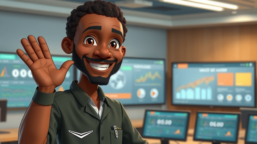 Dedicated African teacher training with AI learning dashboard in a modern center